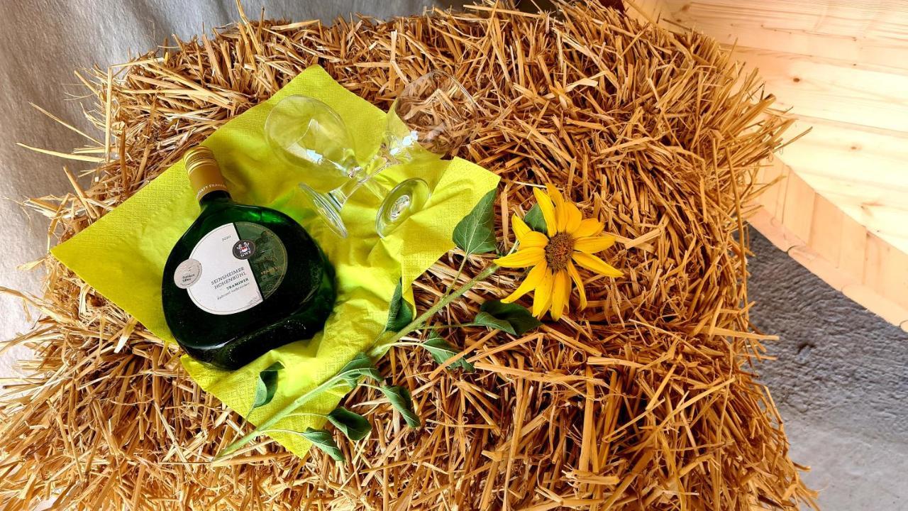 Schlaffass Mit Wellness In Alter Scheune Seinsheim 외부 사진
